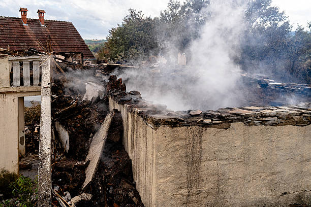 Professional Soot Cleanup technician working in Knapp, WI